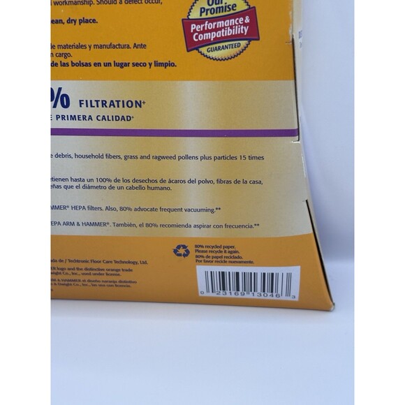 Arm & Hammer Hoover Type Y Z Odor Eliminating Vacuum Bags*3 Pack*Brand New - Picture 5 of 5